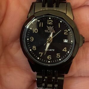 Black and Gold Women's Watch